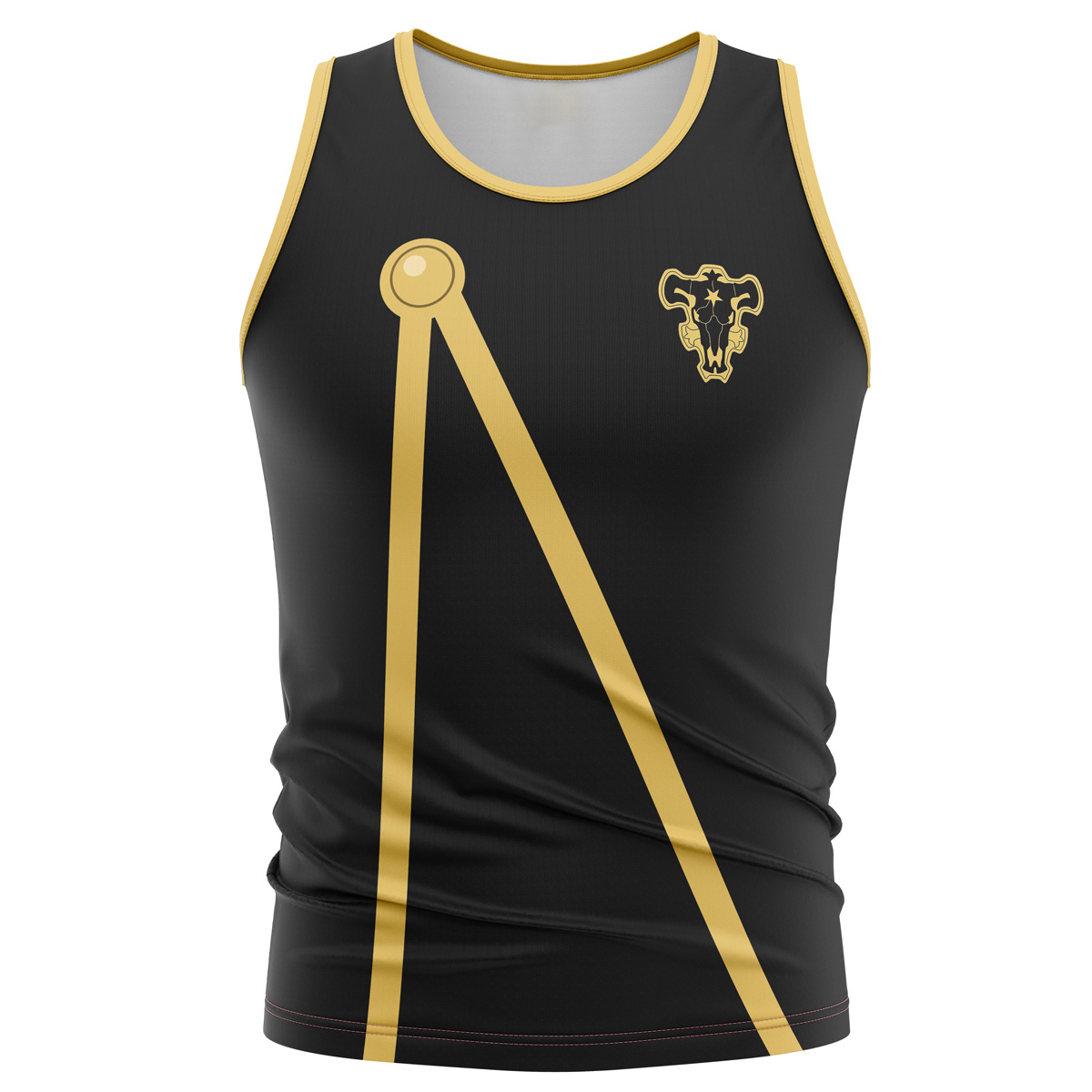 Black Bulls Black Clover Sleeveless Compression Shirt