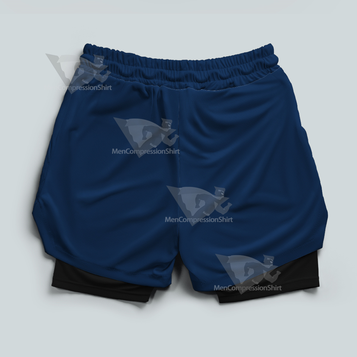 Black Clover Blue Roses Blue Men Compression Gym Short