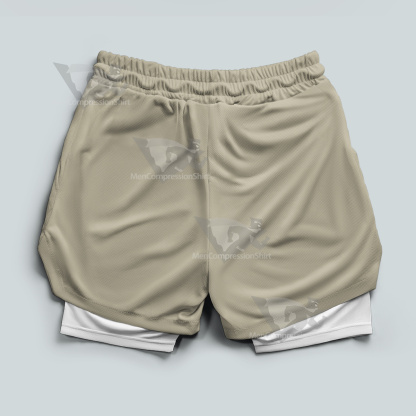 Black Clover Golden Dawn Yellow Men Compression Gym Short