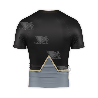 Black Clover Gordon Agrippa Black Short Sleeve Compression Shirt