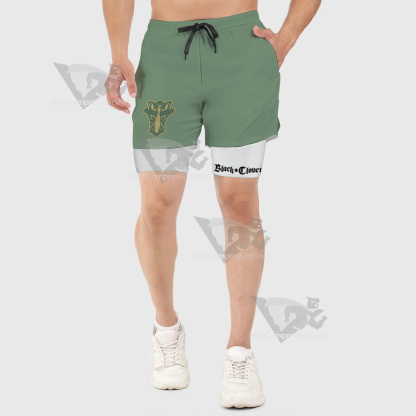 Black Clover Green Mantis Green Men Compression Gym Short-MensCompressionShirt