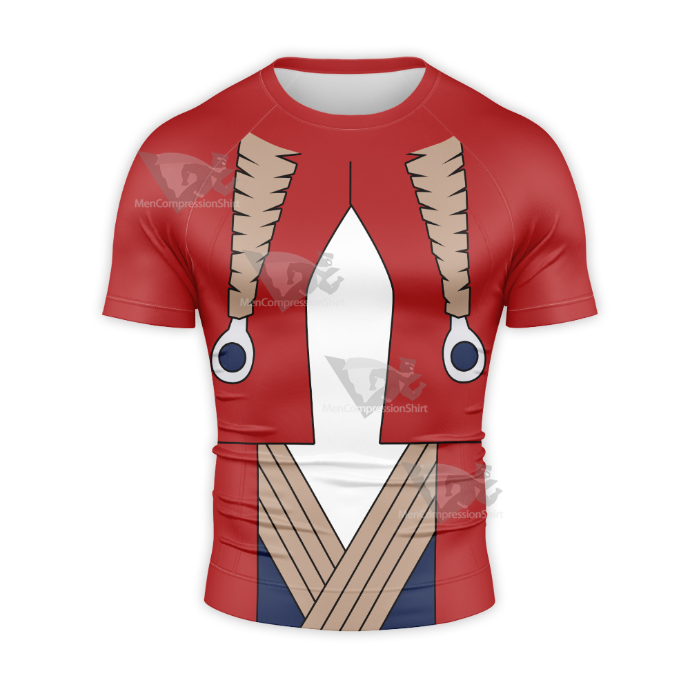 Black Clover Mereoleona Vermillion Short Sleeve Compression Shirt