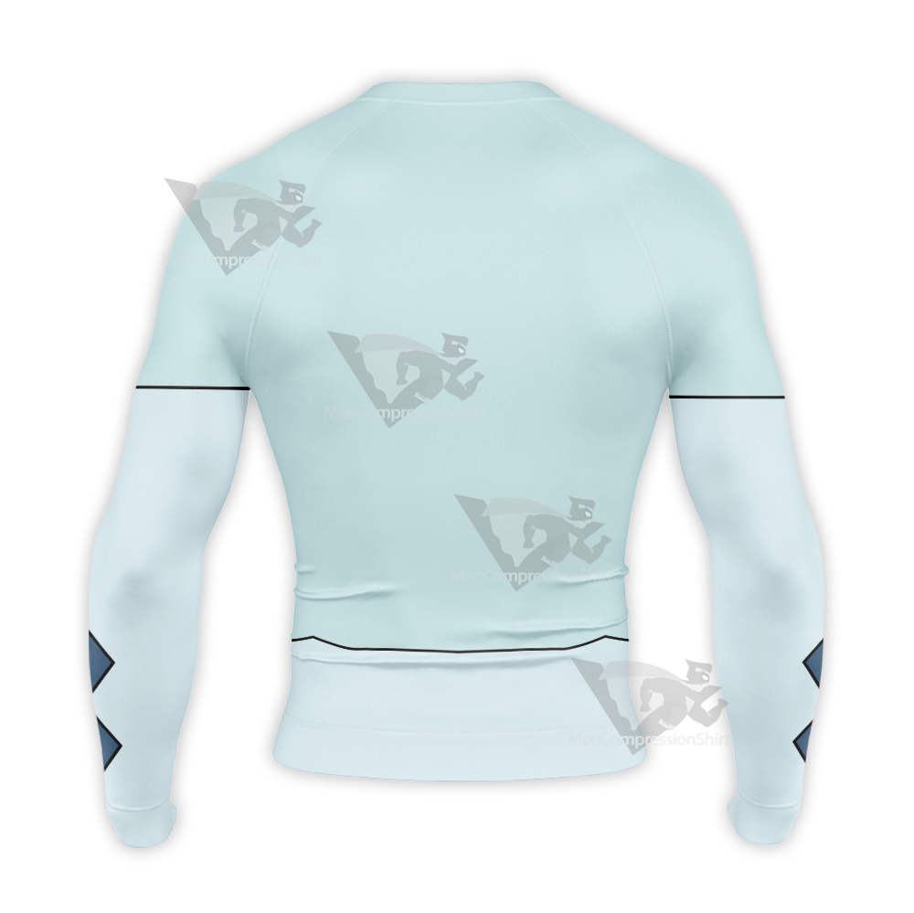 Black Clover Rill Boismortier Blue Long Sleeve Compression Shirt
