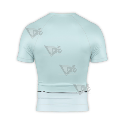 Black Clover Rill Boismortier Blue Short Sleeve Compression Shirt