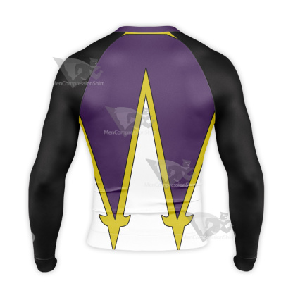 Black Clover Zora Ideale Purple Long Sleeve Compression Shirt