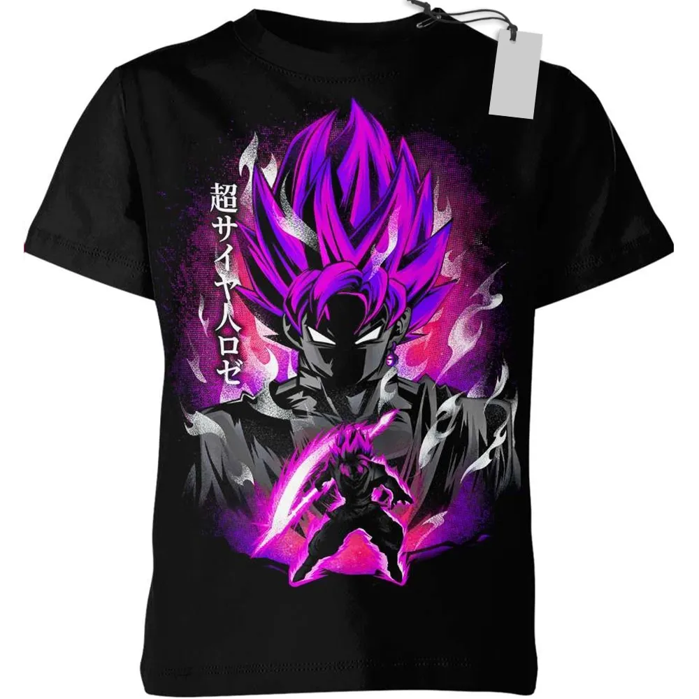 Black Goku Superpower Heroes T-Shirt Dragon Ball Heroes Tee