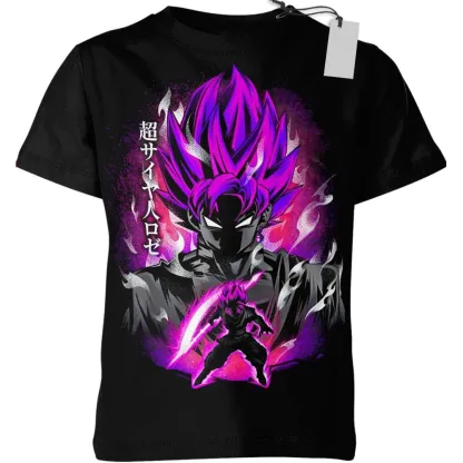 Black Goku Superpower Heroes T-Shirt Dragon Ball Heroes Tee