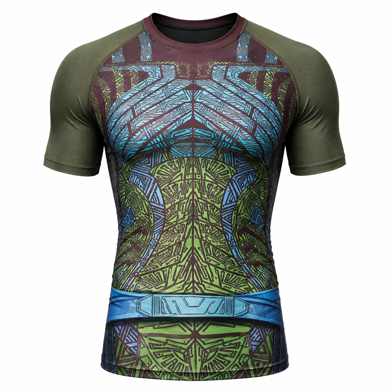 Black Panther 2 Wakanda Forever Nakia Black Gray Short Sleeve Compression Shirt