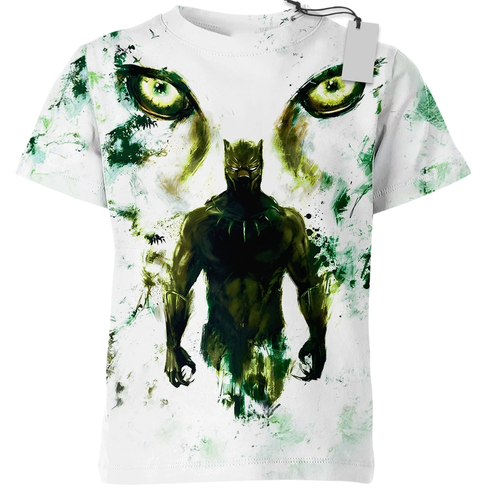 Black Panther Hero Tee Avengers Hero Tee Heroic Universe Hero T-Shirt