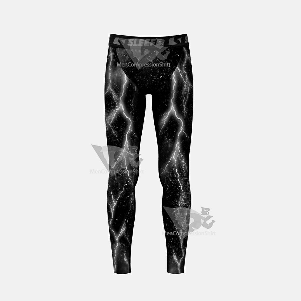 Black Rain Kids Compression Tights Leggings