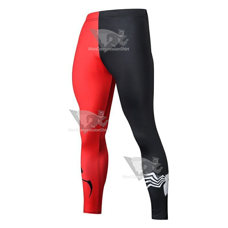 Black Red Parker Leggings