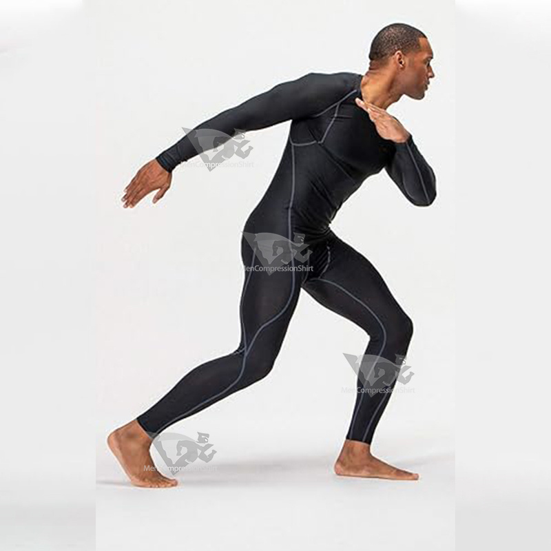Black Water Sports Rash Guard Base Long Sleeve Compression Set