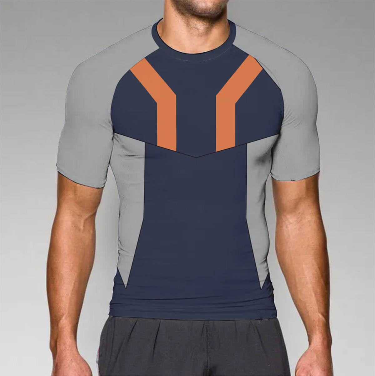 Black Widow Superhero Black Short sleeve Compression Shirt