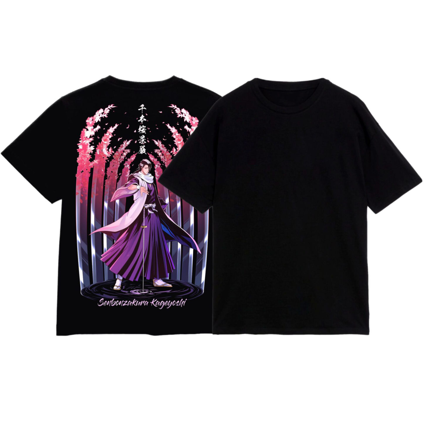 Bleach Byakuya Kuchiki Senbonzakura Cherry Blossom Sword Art Short