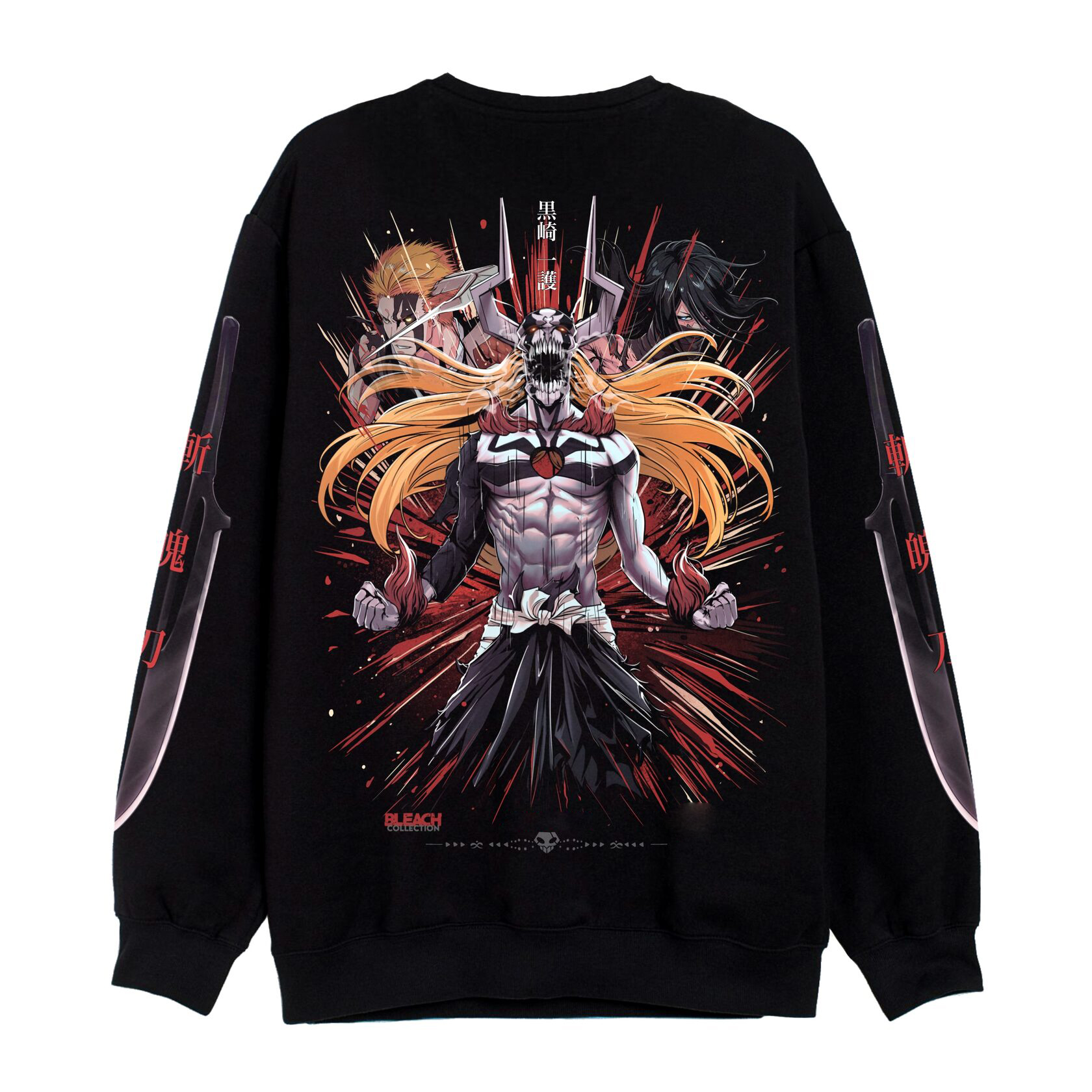 Bleach Ichigo Battle Graphic Printed Anime Character Art Sweatshirt
