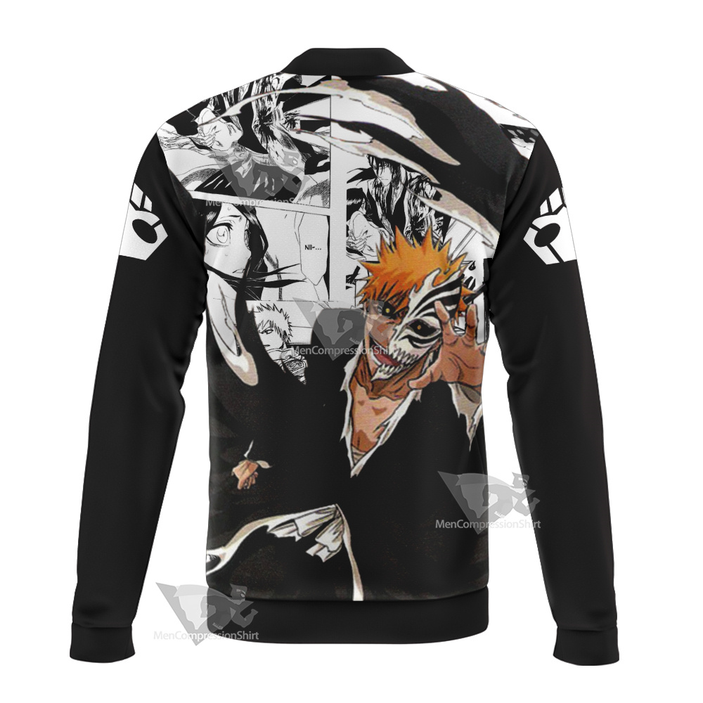 Bleach Ichigo Bleach Splash Ink Bomber Jacket