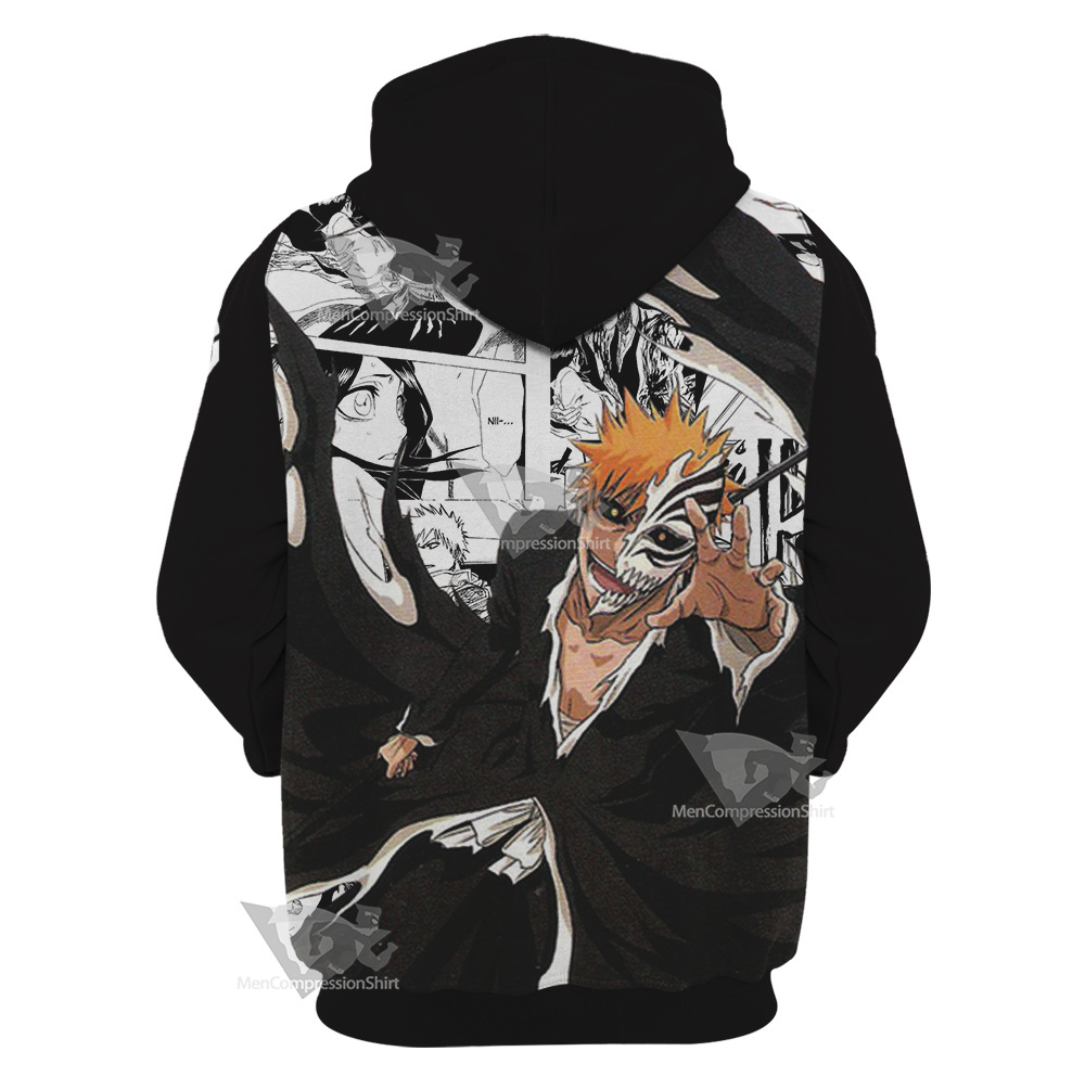 Bleach Ichigo Bleach Splash Ink Cosplay Hoodie
