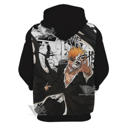 Bleach Ichigo Bleach Splash Ink Cosplay Hoodie