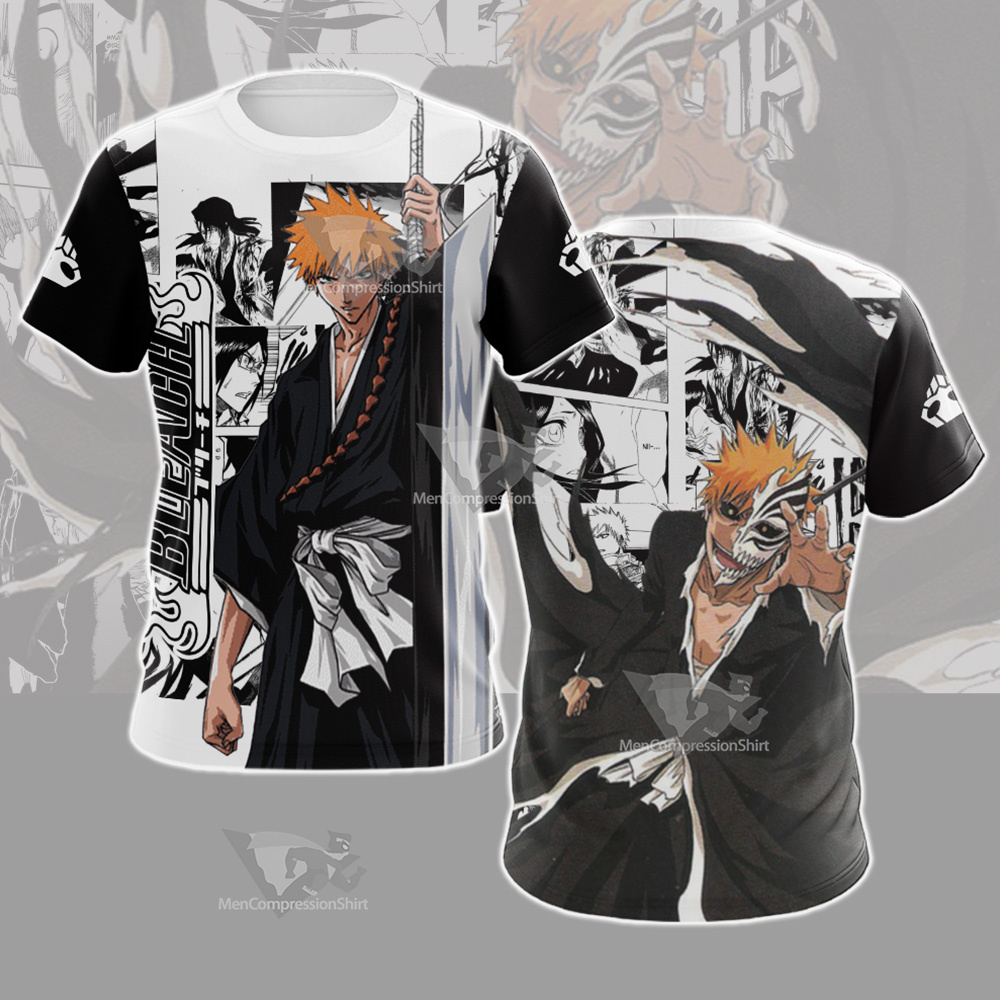 Bleach Ichigo Bleach Splash Ink Cosplay T-Shirt