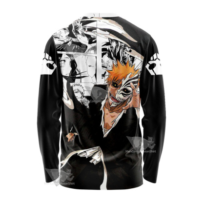 Bleach Ichigo Bleach Splash Ink Long Sleeve Shirt