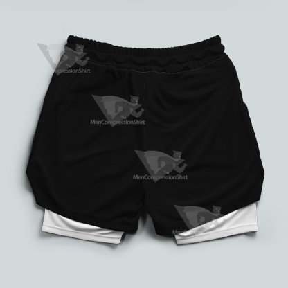 Bleach Kurosaki Ichigo Black Men Compression Gym Short-MensCompressionShirt
