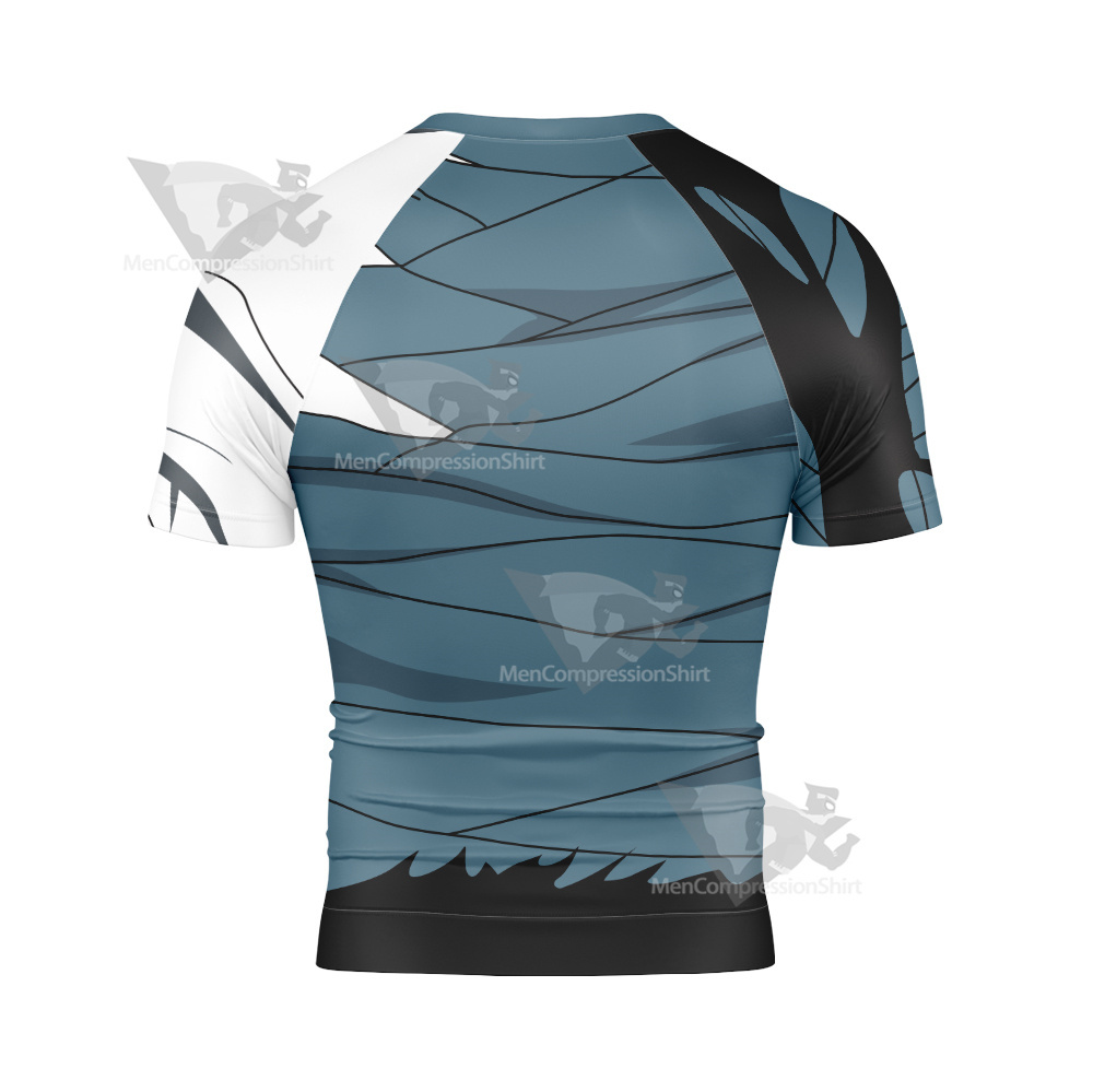 Bleach Kurosaki Ichigo Final Getsuga Tenshou Rash Guard Compression Shirt