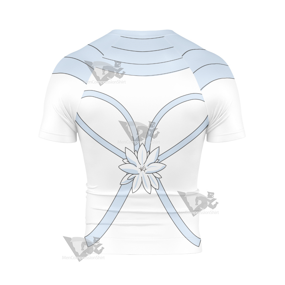 Bleach Rukia Kuchiki Short Sleeve Compression Shirt