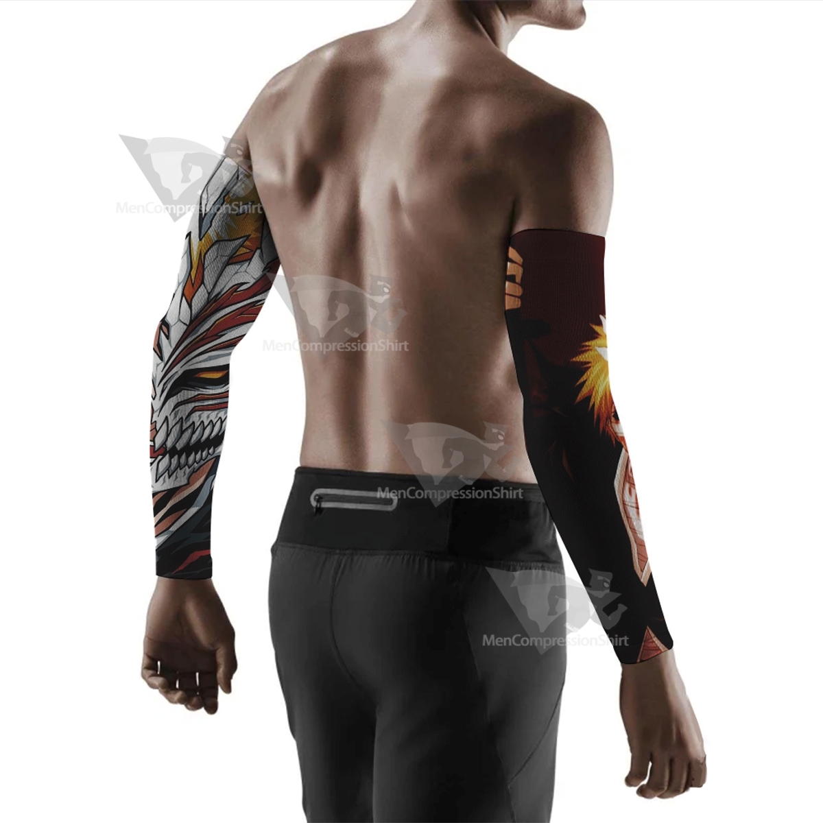 Bleach Thousand Year Blood War Arc Orange Compression Arm Sleeve