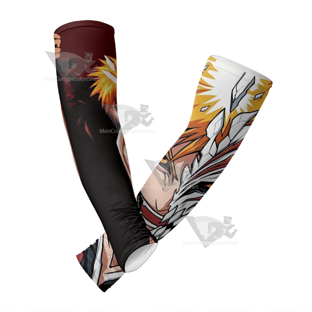 Bleach Thousand Year Blood War Arc Orange Compression Arm Sleeve