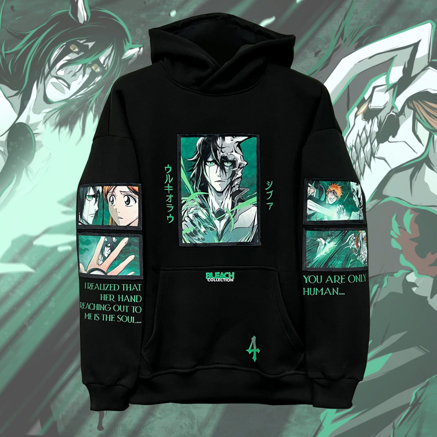 Bleach Ulquiorra Cifer Anime Graphic Hoodie Espada Hollow Art