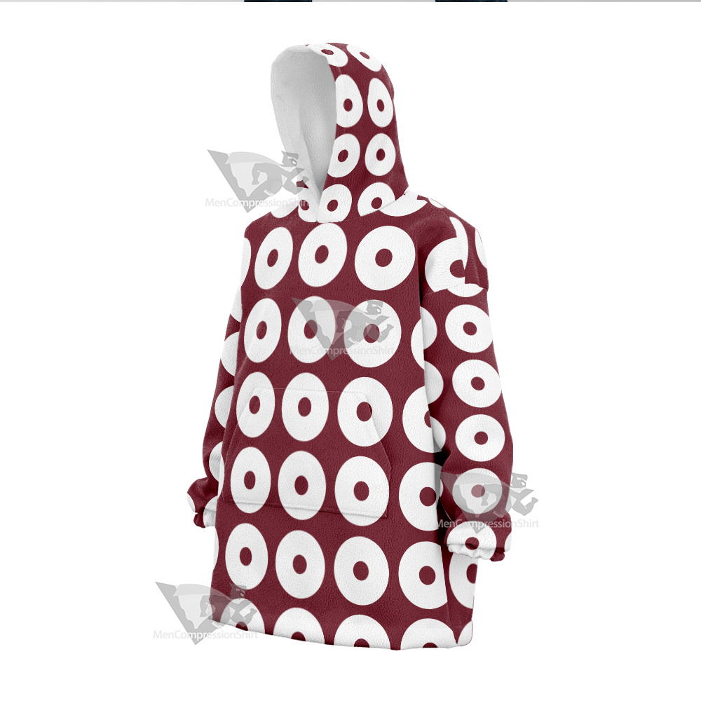 Bleach Yasutora Sado Red Snug Oversized Blanket Hoodie