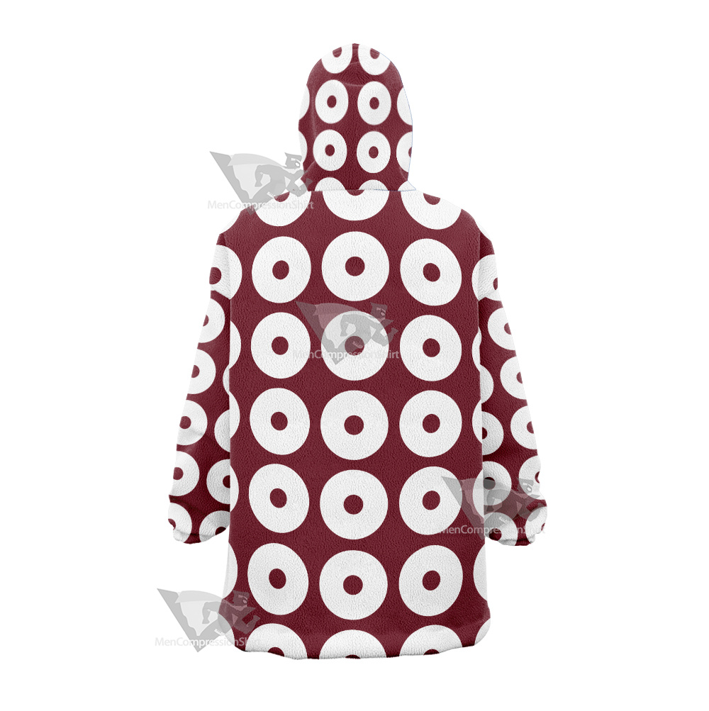 Bleach Yasutora Sado Red Snug Oversized Blanket Hoodie