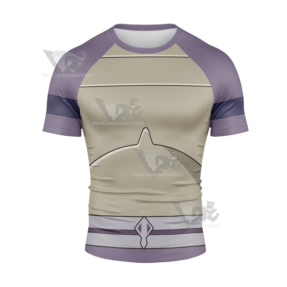 Blood Lad Liz T Brown Cosplay Short Sleeve Compression Shirt