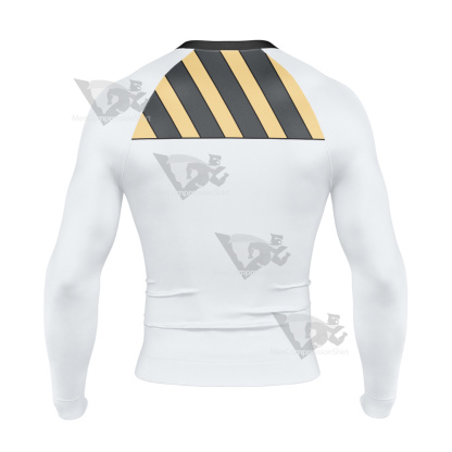 Blood Lad Staz Charlie Yellow And Black Cosplay Long Sleeve Compression Shirt