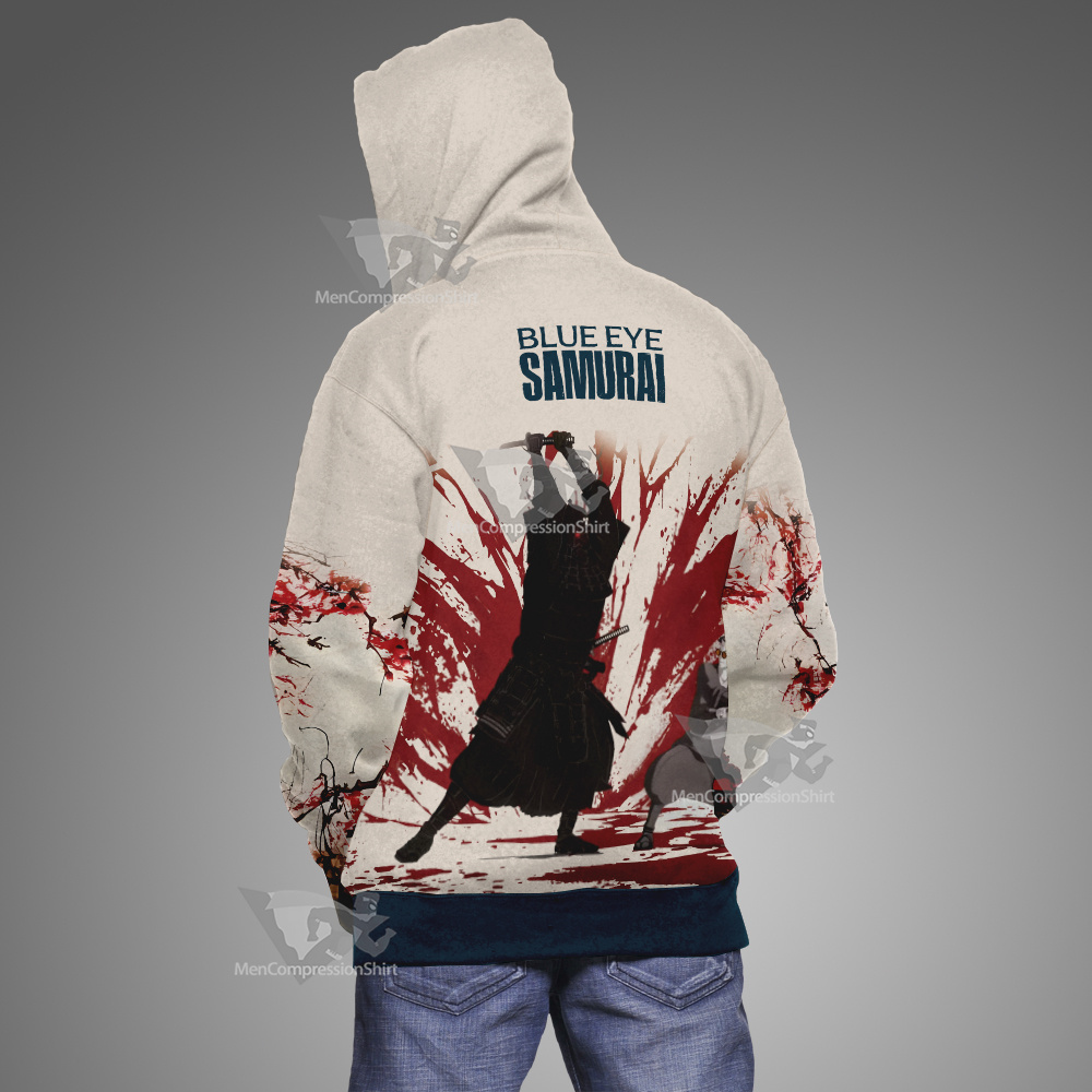 Blue Eye Samurai Battle Hoodie
