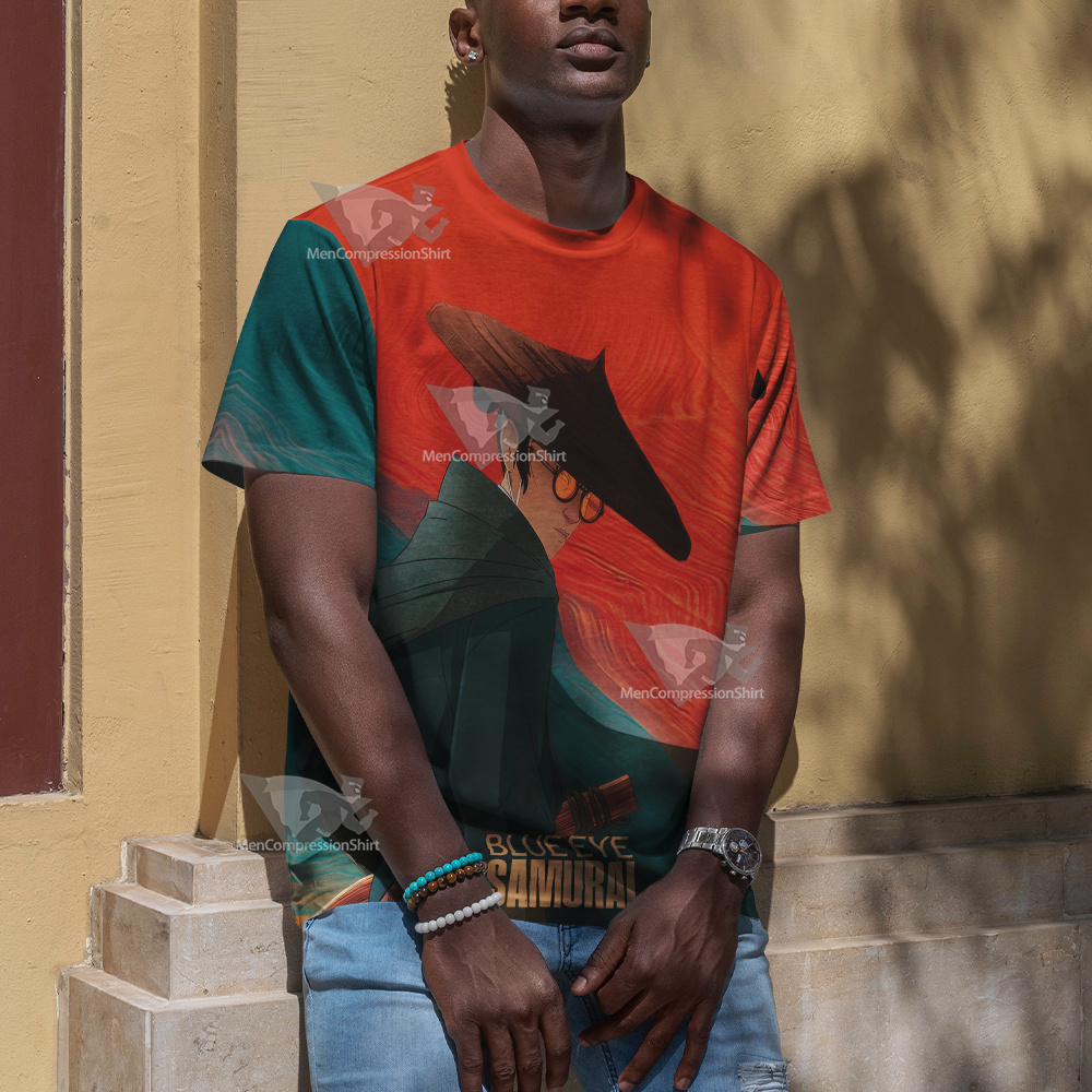 Blue Eye Samurai Oil Paint T-Shirt