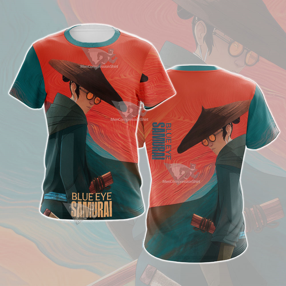 Blue Eye Samurai Oil Paint T-Shirt