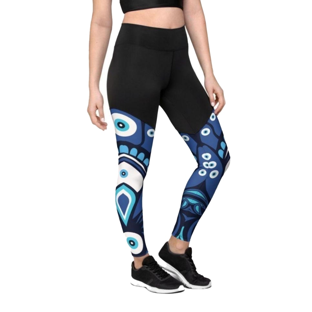 Blue Eye Women Compression Legging