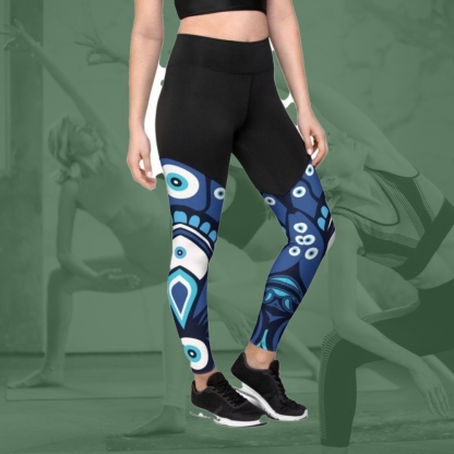 Blue Eye Women Compression Legging
