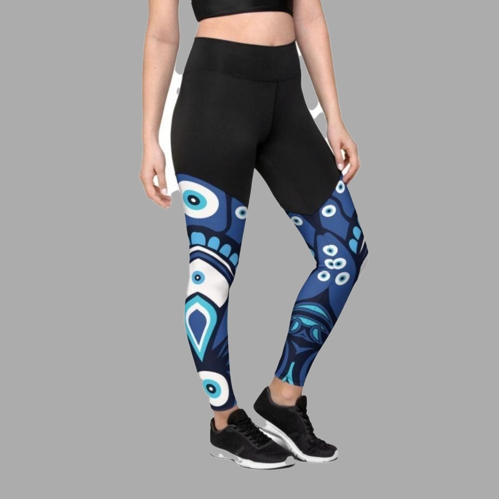 Blue Eye Women Compression Legging
