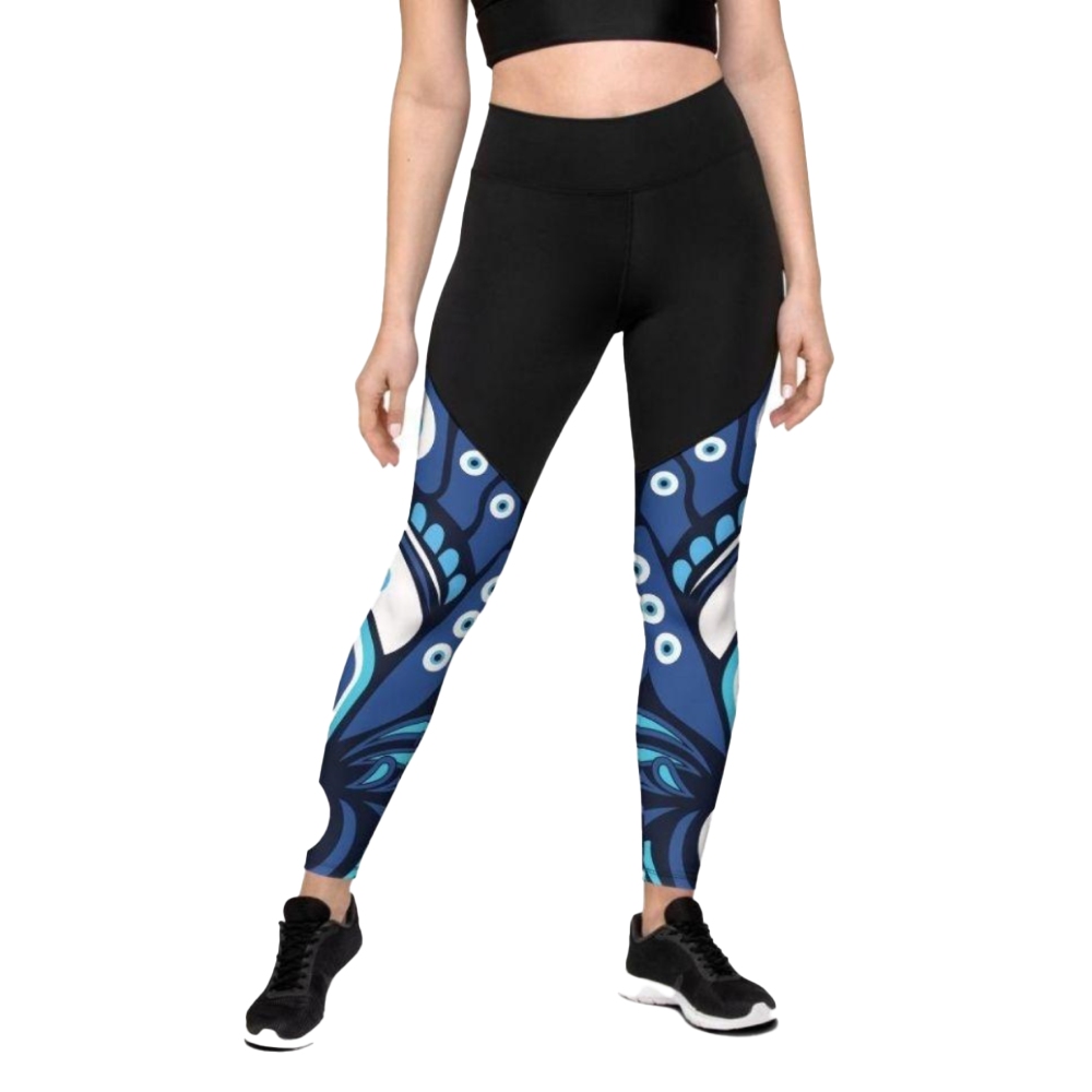 Blue Eye Women Compression Legging