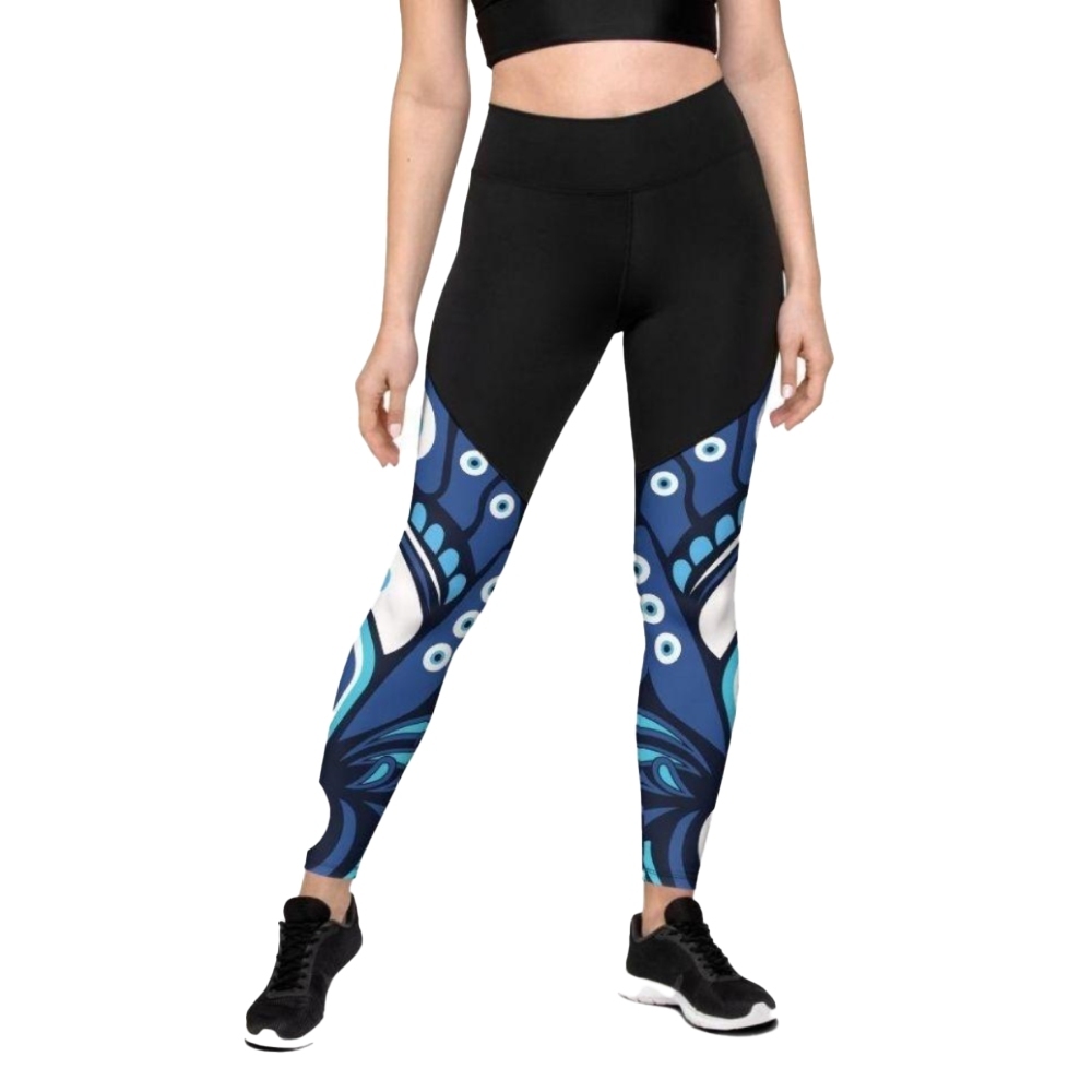 Blue Eye Women Compression Legging
