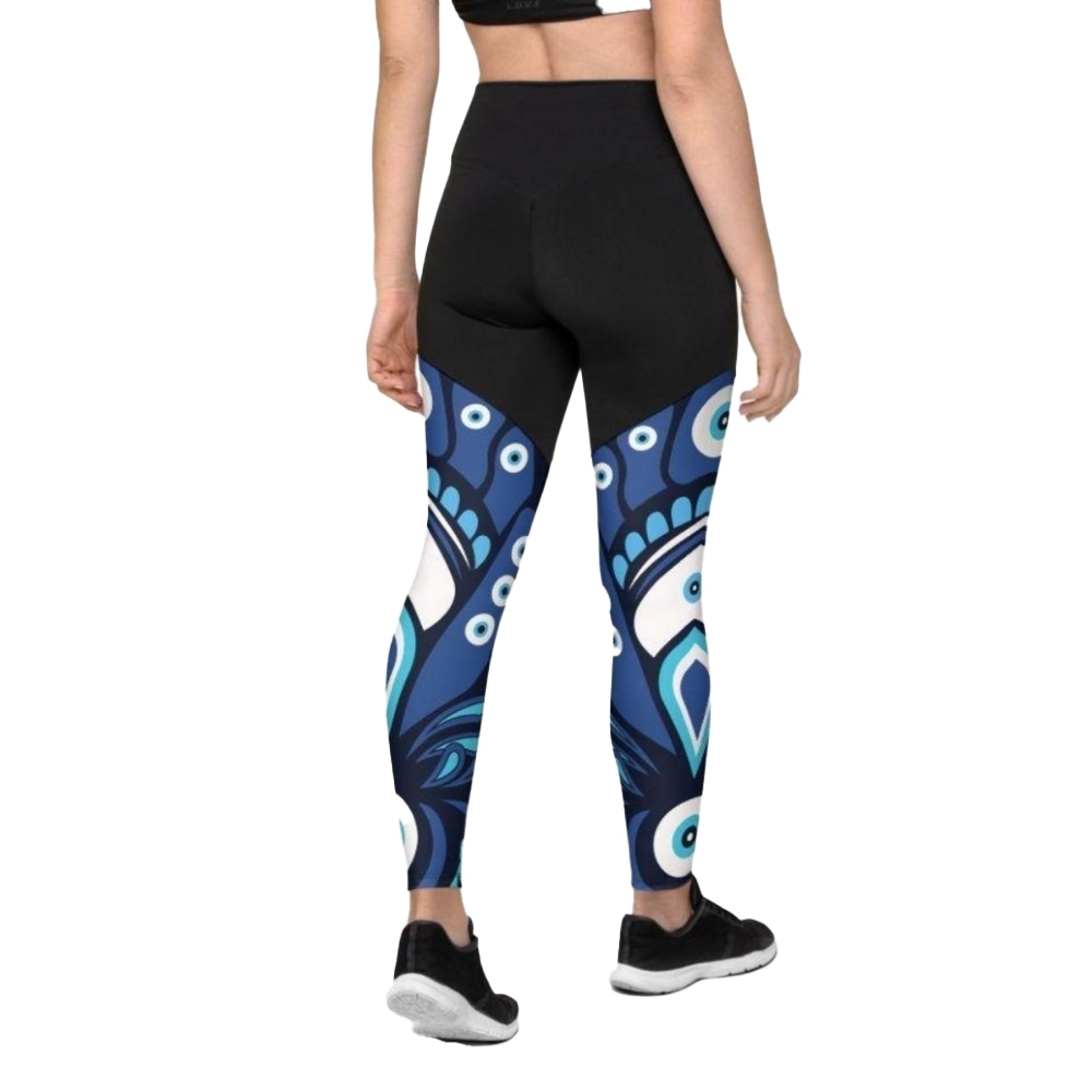 Blue Eye Women Compression Legging