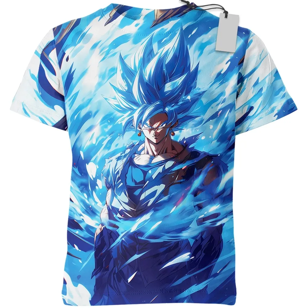 Blue Superpower Heroes T-Shirt Dragon Ball Z Superpower Heroes T-Shirt