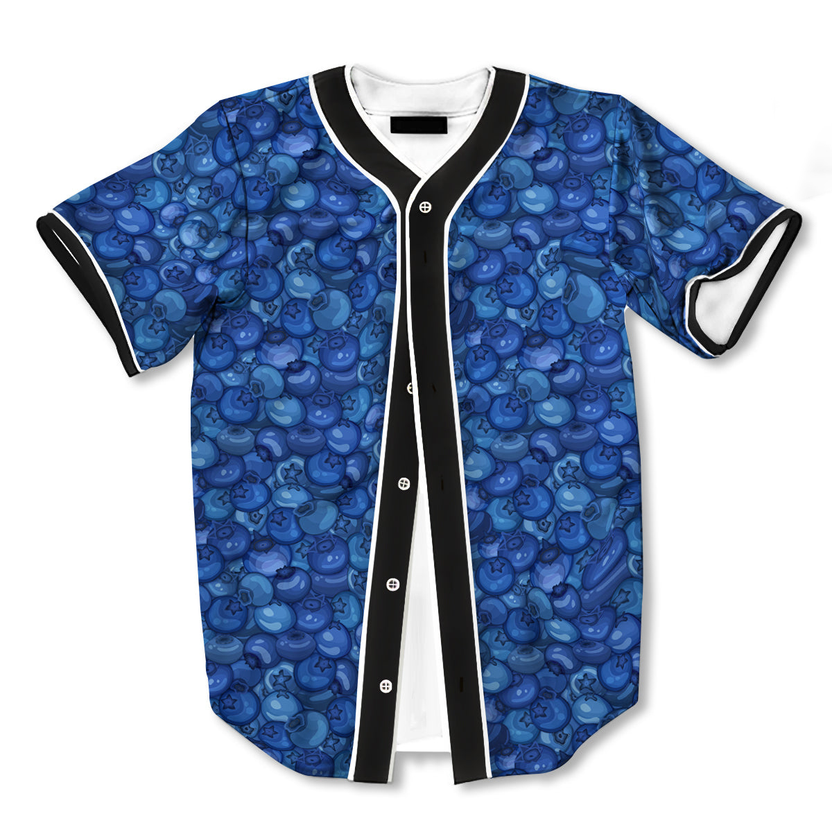 Blueberry 3d Print Full Size Pattern Baseball Jerseys