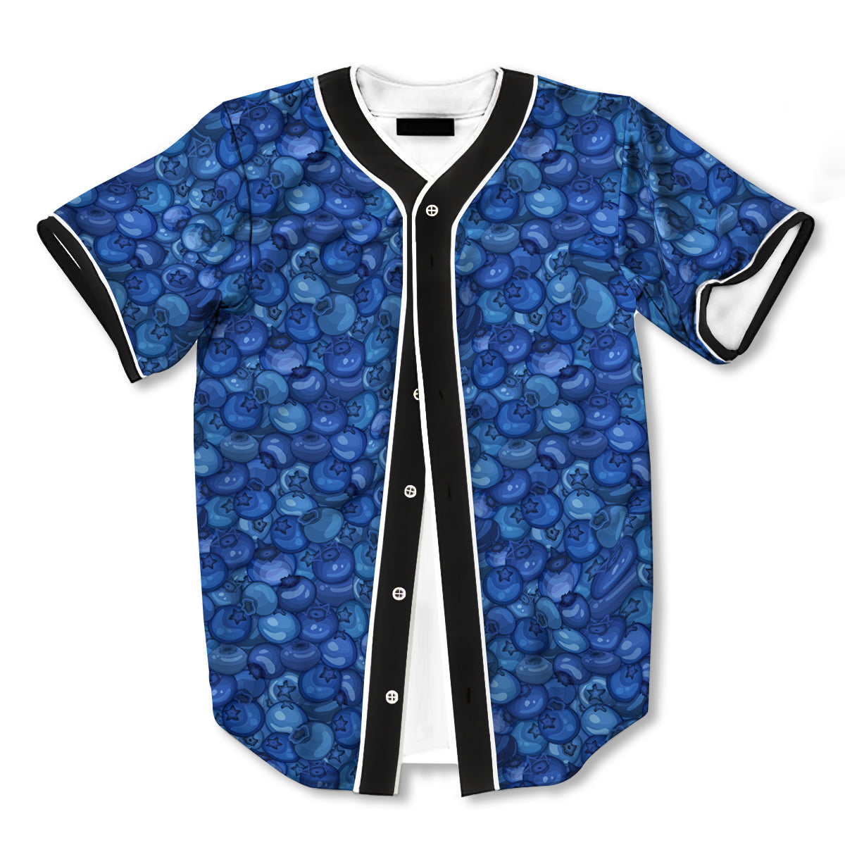 Blueberry 3d Print Full Size Pattern Baseball Jerseys