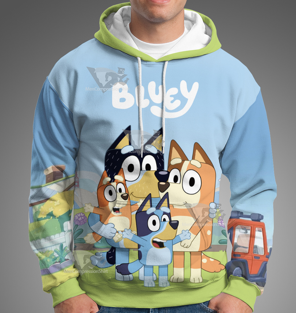Bluey Tv Series 2018 Hoodie