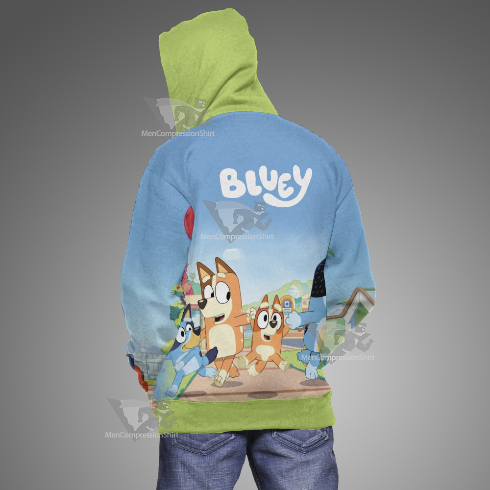 Bluey Tv Series 2018 Hoodie