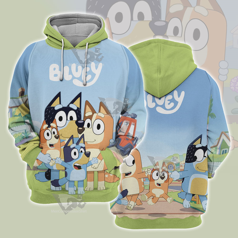 Bluey Tv Series 2018 Hoodie