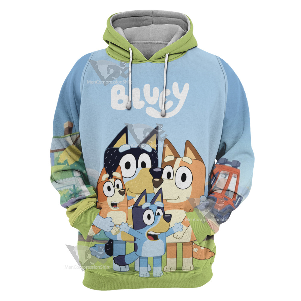 Bluey Tv Series 2018 Hoodie